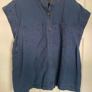 Banana Republic Dark Blue Denim Shirt